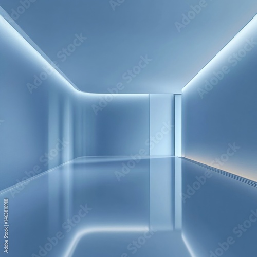 Wallpaper Mural Modern, minimalist interior space Torontodigital.ca