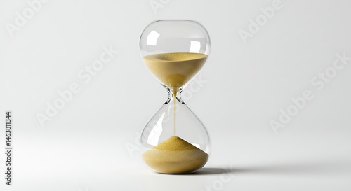 hourglass with sand