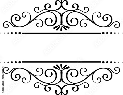 Vintage Wedding Name Ornate Frame