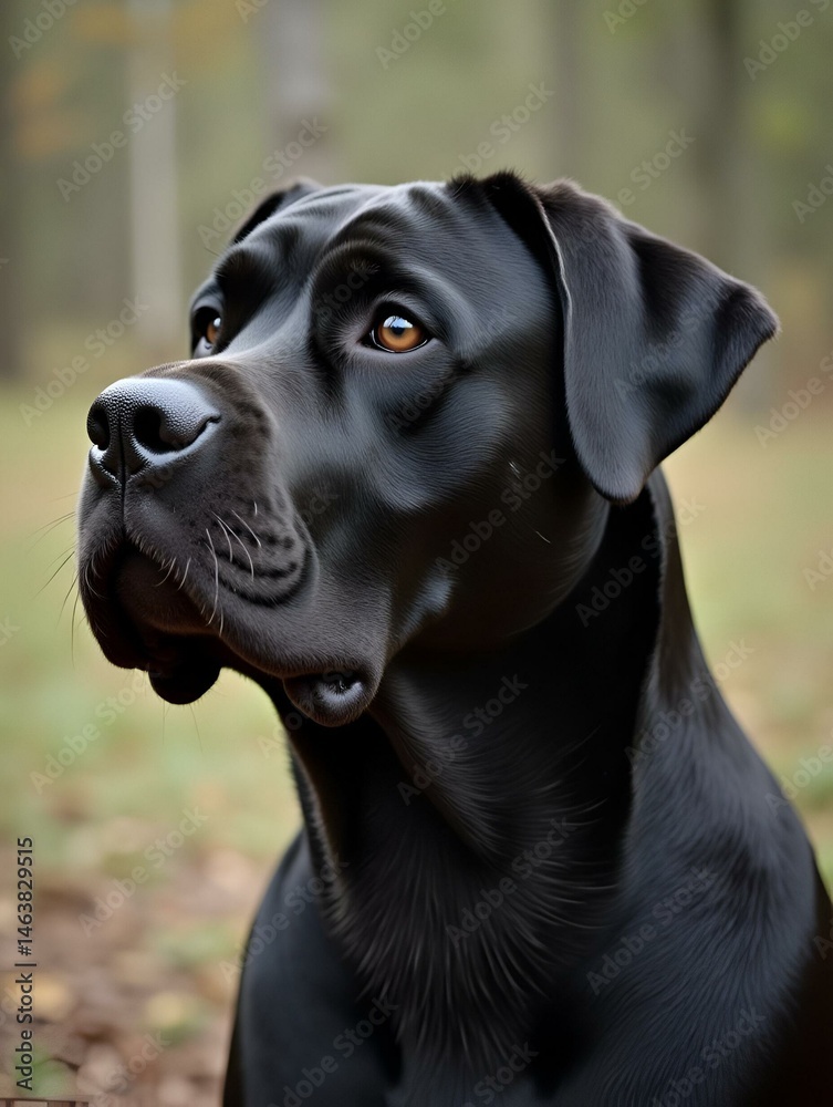 chiens de profil cane corso