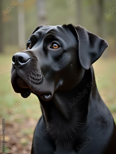 Obraz na płótnie chiens de profil cane corso w salonie