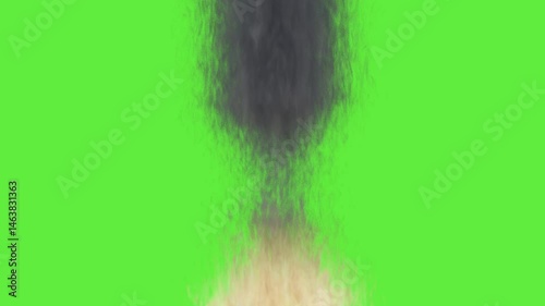 Wallpaper Mural 4K Animated Fire and Smoke on Green Screen Torontodigital.ca