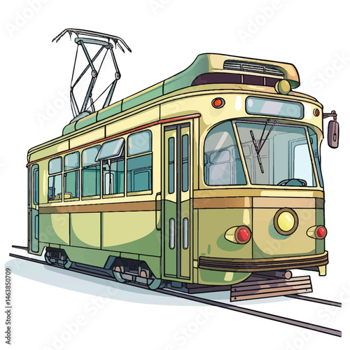 A cute of Train vector illustration