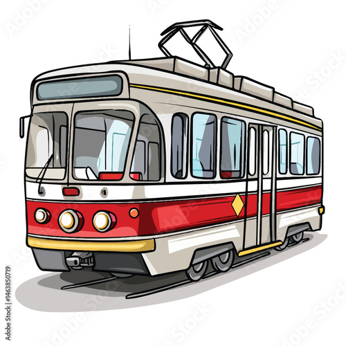 A cute of Train vector illustration
