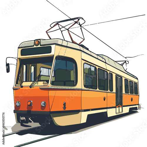 A cute of Train vector illustration