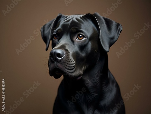 portrait de chien cane corso