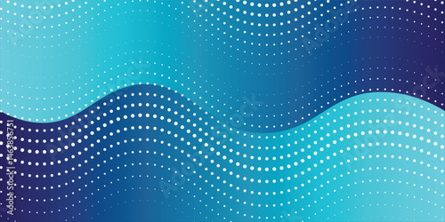 modern blue abstract gradient background on halftones texture. flag gradient background