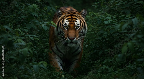 Fototapeta Naklejka Na Ścianę i Meble -  tiger in the jungle