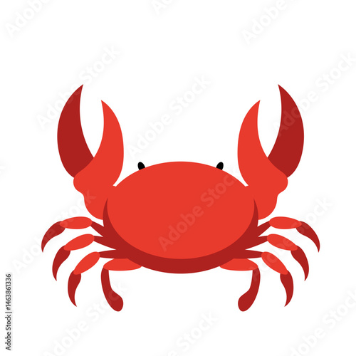 Red Crab Illustration