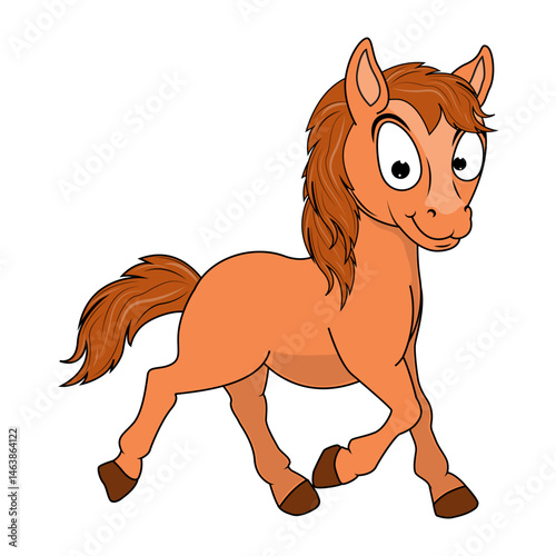 Cute Pony Animal Cartoon