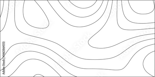 Abstract white contour wave lines topographic background. Concept of a conditional geography scheme and the terrain path. luxury topographic wavy pattern and geographic grid map design 