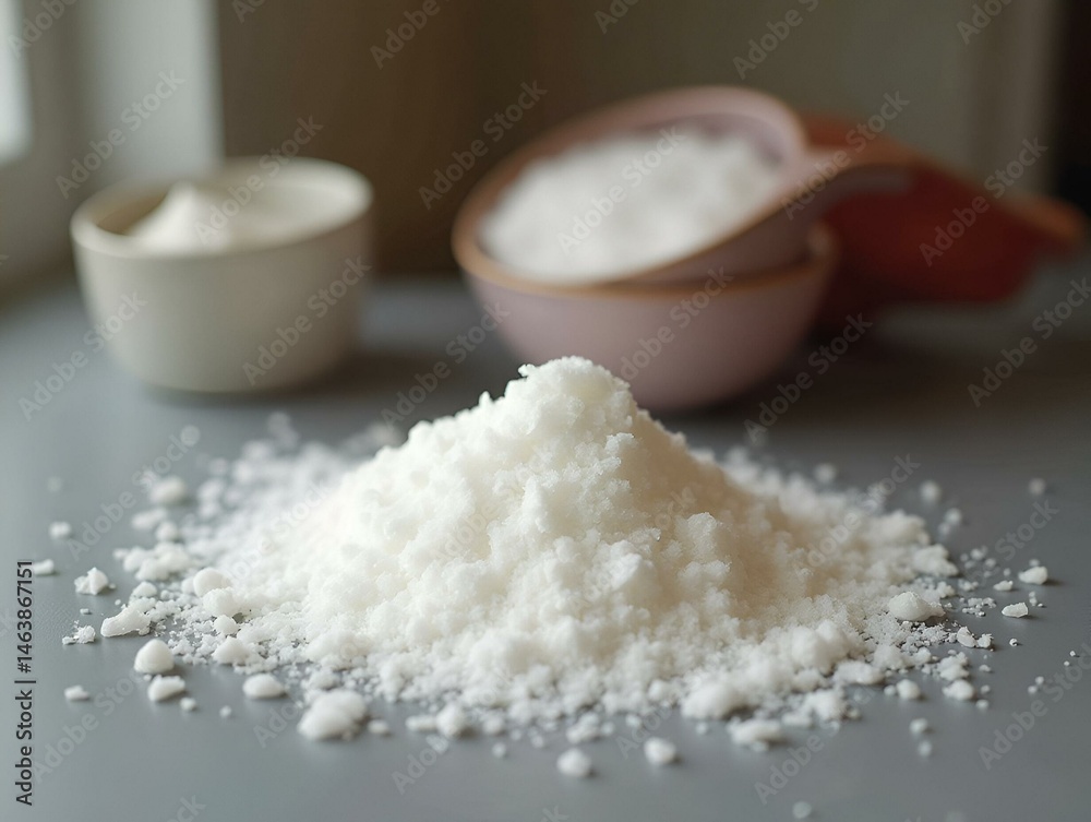 salt on counter