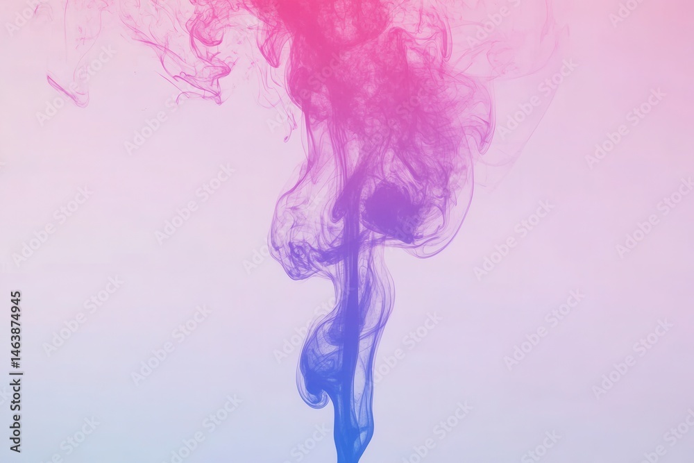 Abstract smoke plumes in soft pastel colors Abstract smoke plumes in soft pastel colors
