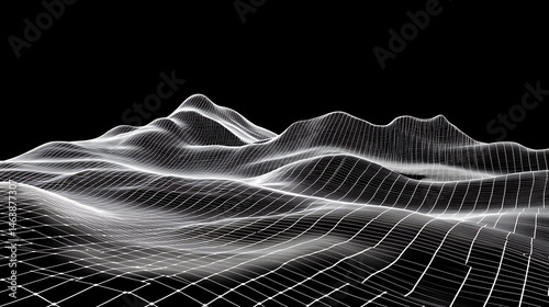 Abstract digital landscape (168)
