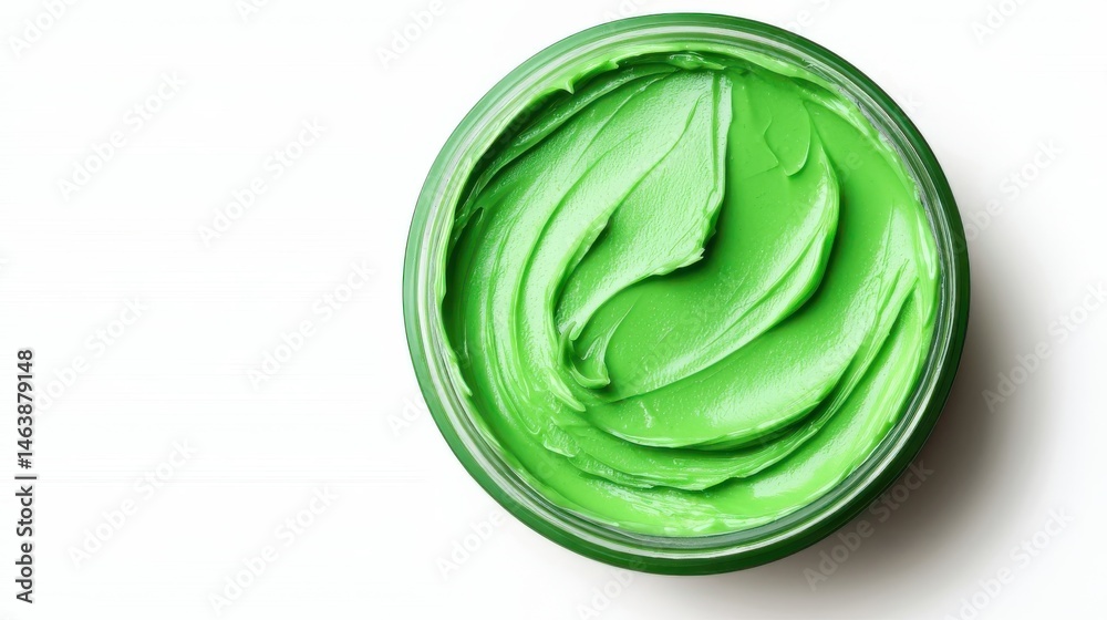 Obraz premium Aloe vera gel, organic skincare concept, realistic photography, natural textures, isolated on white background --chaos 15