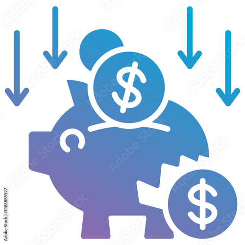 Financial Crisis Icon