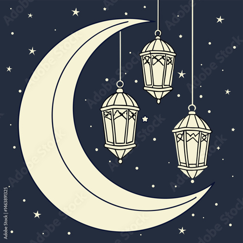 night sky with stars
