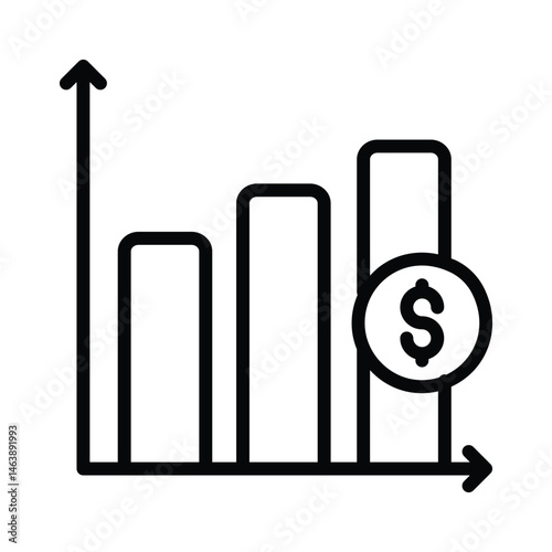 Value Creation Vector outline icon. Eps10 file 