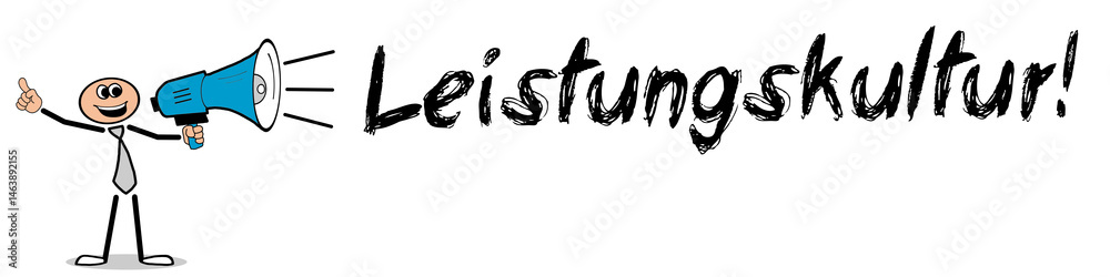Obraz premium Leistungskultur!