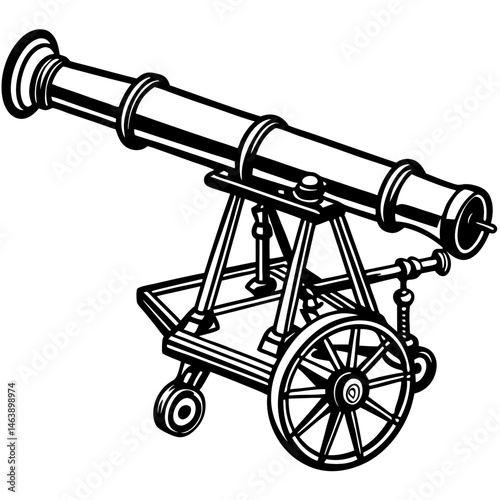 cannon vector illustration