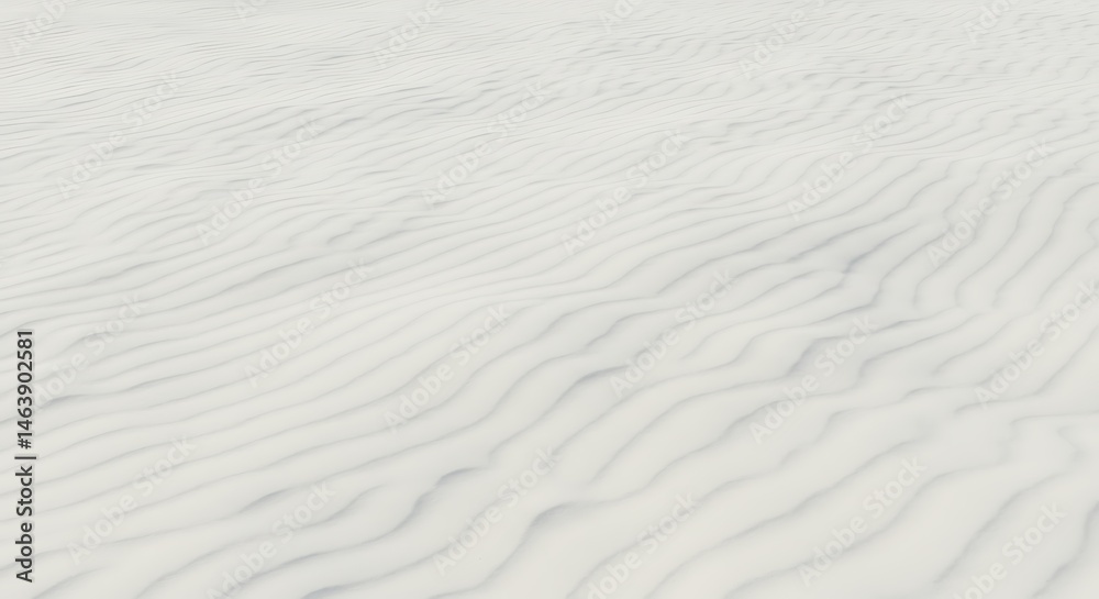 Obraz premium White Sand Dune Texture, Rippled Surface Background