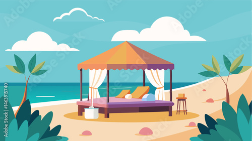 The spa offers a range of rejuvenating treatments with openair cabanas overlooking the beach to immerse guests in a tranquil coastal experience.