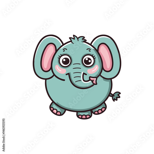 A majestic illustration of an elephant, symbolizing strength, wisdom, and calmness. Perfect for wildlife, jungle, or safari-themed designs. The artwork captures the grandeur and gentle nature of this 