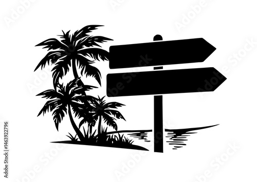 sign on the beach