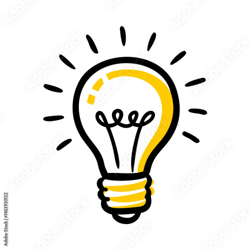  Lightbulb Icon – Business Idea and Innovation