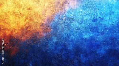 Wallpaper Mural Abstract Blue & Orange Textured Background. Torontodigital.ca