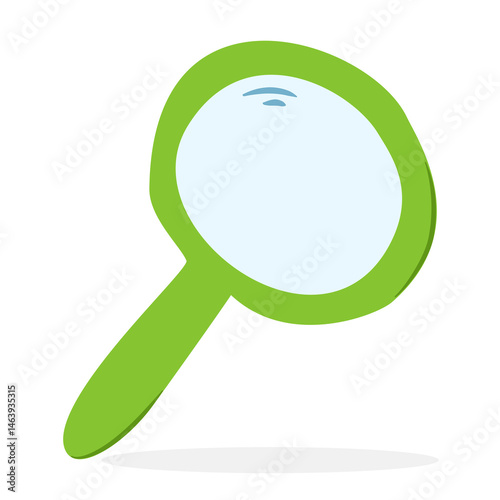Illustration icon doodle of magnifying glass