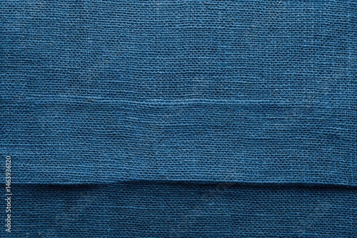Blue Burlap Fabric