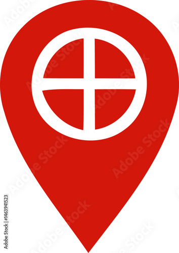 Free Download Red vector icons related to maps, locations, and search functions, with a few additional symbols. - GFXLoad