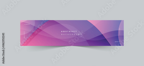 Linkedin banner modern abstract background design