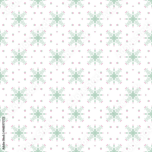 Wallpaper Mural seamless floral pattern Torontodigital.ca