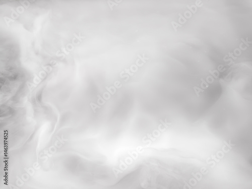 Top view of smoke from dry ice. white smoke floating air background