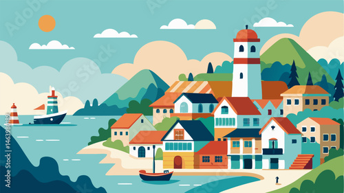 This charming village is a true coastal gem with its quaint homes bustling markets and the iconic lighthouse all coming together to create a tranquil haven by the sea.