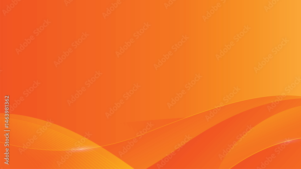 Abstract Orange and Yellow Gradient Background with Wavy Lines Abstract Orange and Yellow Gradient Background with Wavy Lines