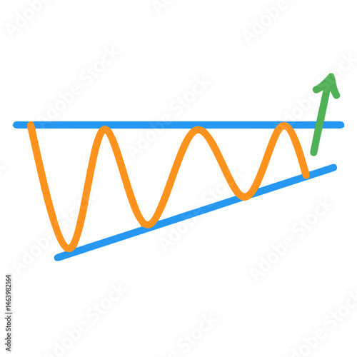 chart Pattern Cheat Vector Illustration