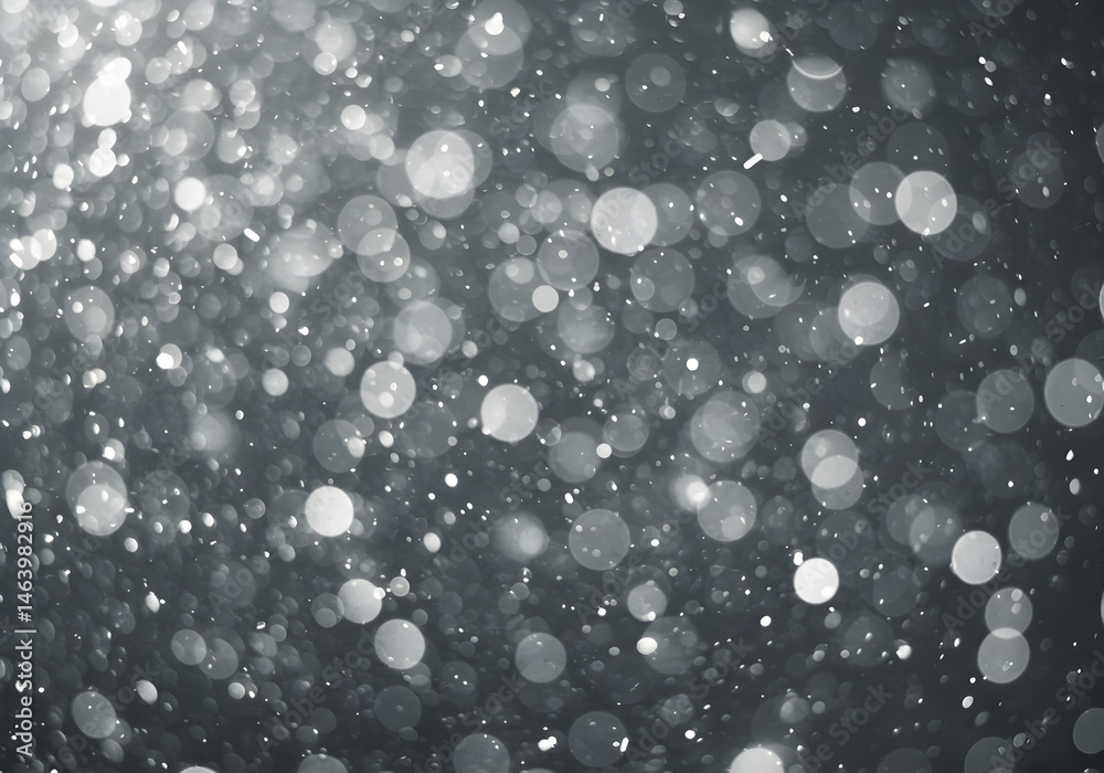 Monochrome Light Bokeh Floating Background Texture with Night Effects Monochrome Light Bokeh Floating Background Texture with Night Effects