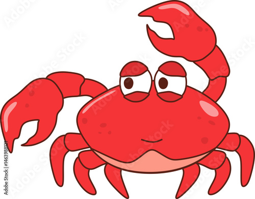 Cute Crab Illustration