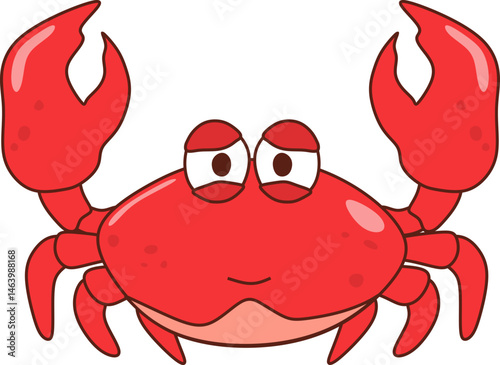 Cute Crab Illustration