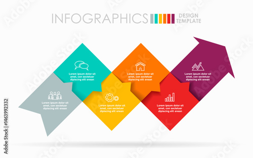 Infographic design template with place for your data. Vector illustration.