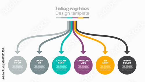 Infographic design template with place for your data. Vector illustration.