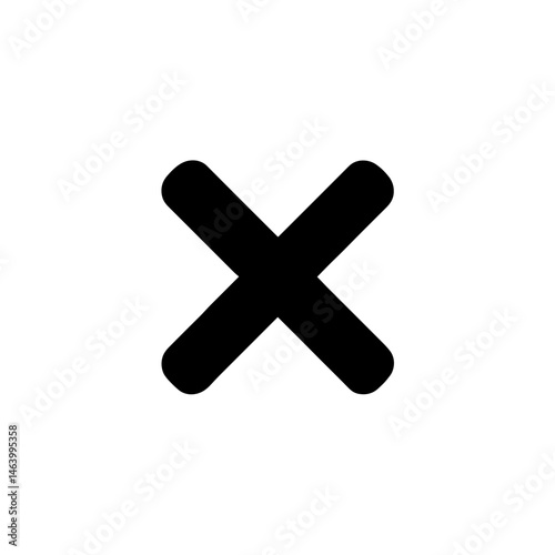 Close icon filled for cancel action in mobile UI