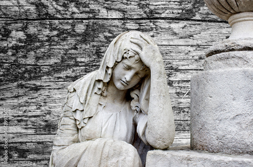Fotografie Statue of the Virgin Mary patron saint
