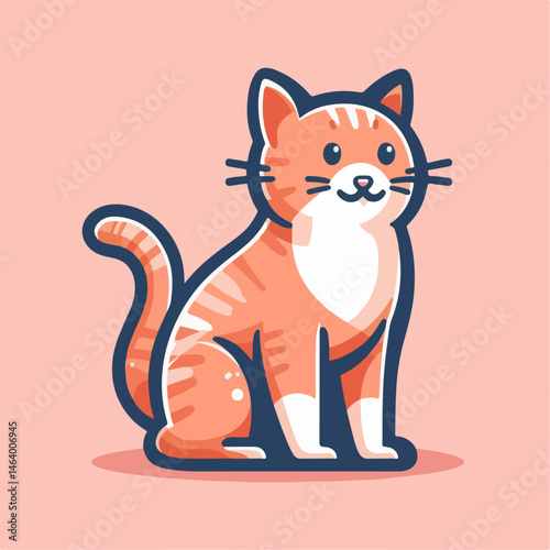 Cute cat illustration
