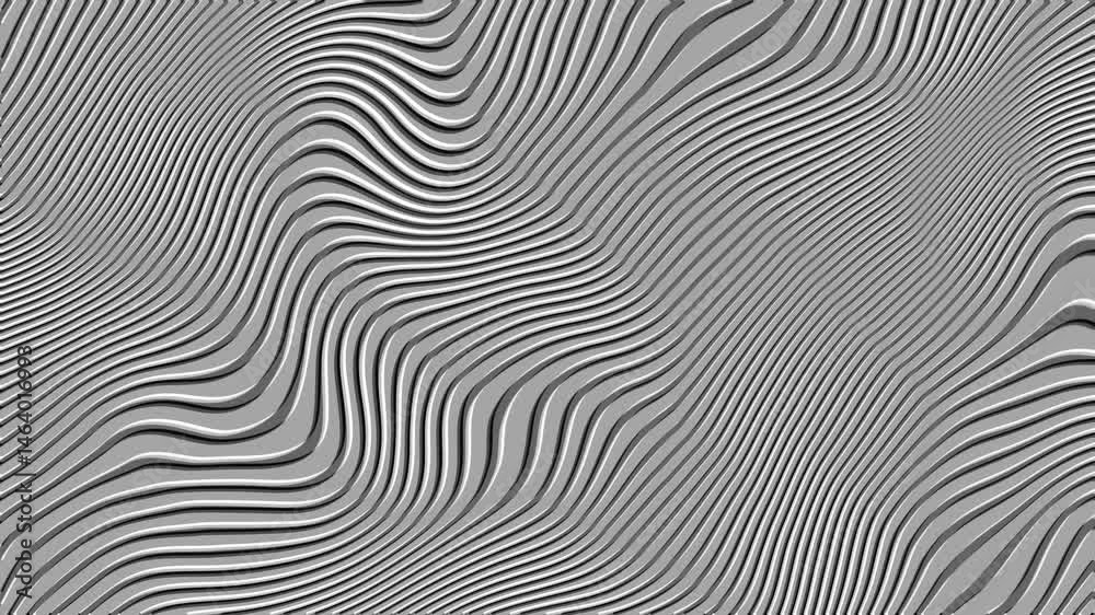 Sophisticated Silver Waves – 3D Embossed Lines Merging & Dissolving in Seamless Loop, Ideal for Luxury and Metallic Visual Projects Sophisticated Silver Waves – 3D Embossed Lines Merging & Dissolving in Seamless Loop, Ideal for Luxury and Metallic Visual Projects