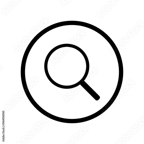 vector magnifying glass icon