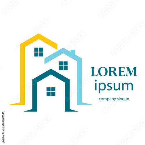 simple and elegant housing logo design